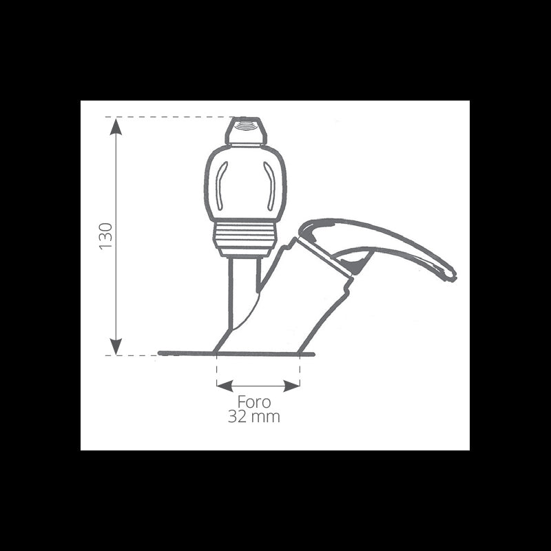 RUBINETTO MISCELATORE C/DOCCIA - 2424335 - ELETTROGAS ARAVON