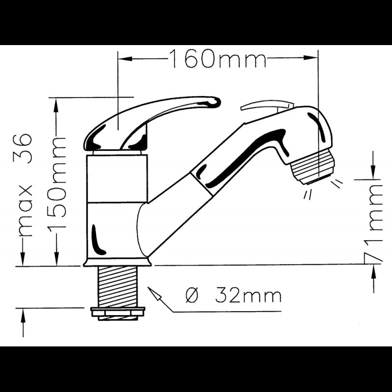 RUBINETTO MISCELATORE - 2424337 - ELETTROGAS ARAVON