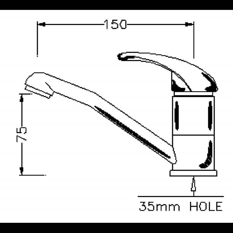 RUBINETTO MISCELATORE LAVABO - 2424334 - ELETTROGAS ARAVON