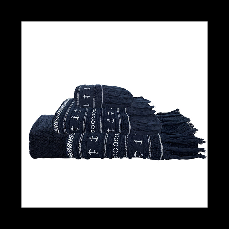 SET ASCIUGAMANI ANCHORS SANTORINI - 2153102 - MARINE BUSINESS