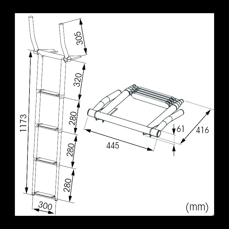 SCALETTA 4 GRADINI - P66531 - PLASTIMO