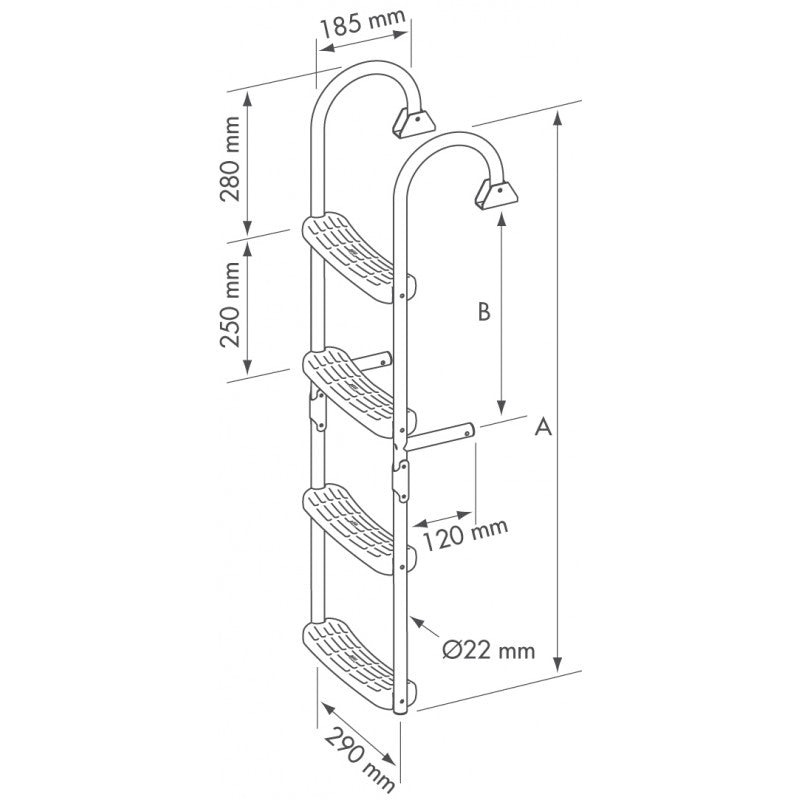 SCALETTE PIEGHEVOLI — SKU P55695 — immagine 2