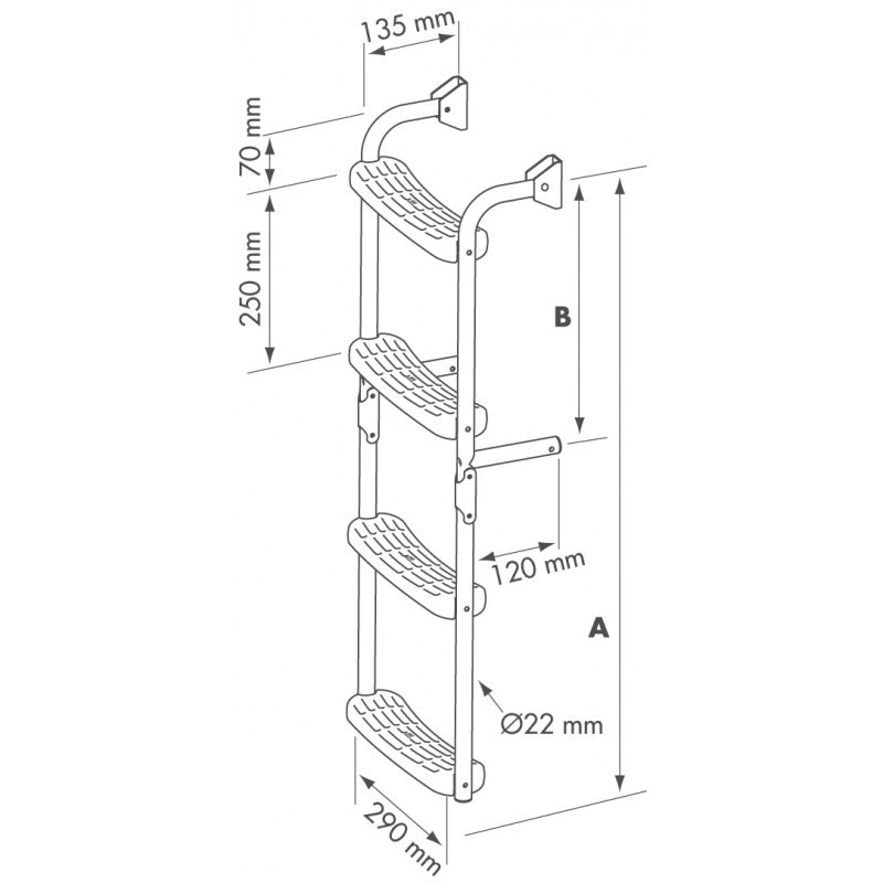 SCALETTE PIEGHEVOLI — SKU P55699 — immagine 2