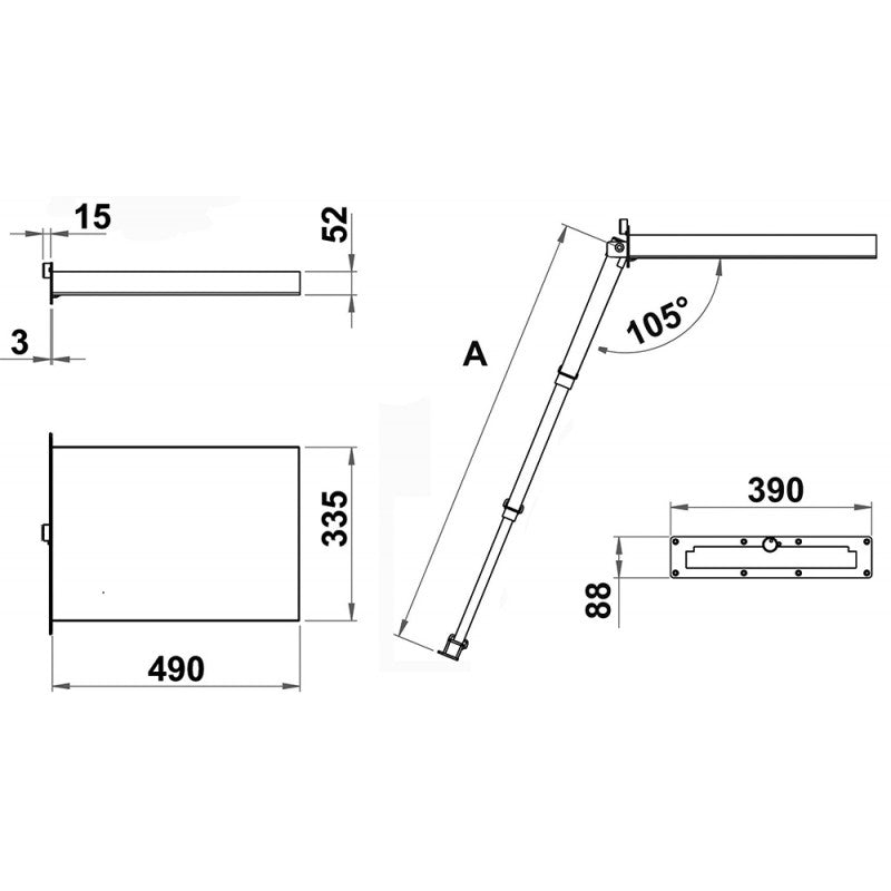 SCALETTE TELESCOPICHE A SCOMPARSA IN ACCIAO INOX — SKU 3030393 — immagine 3