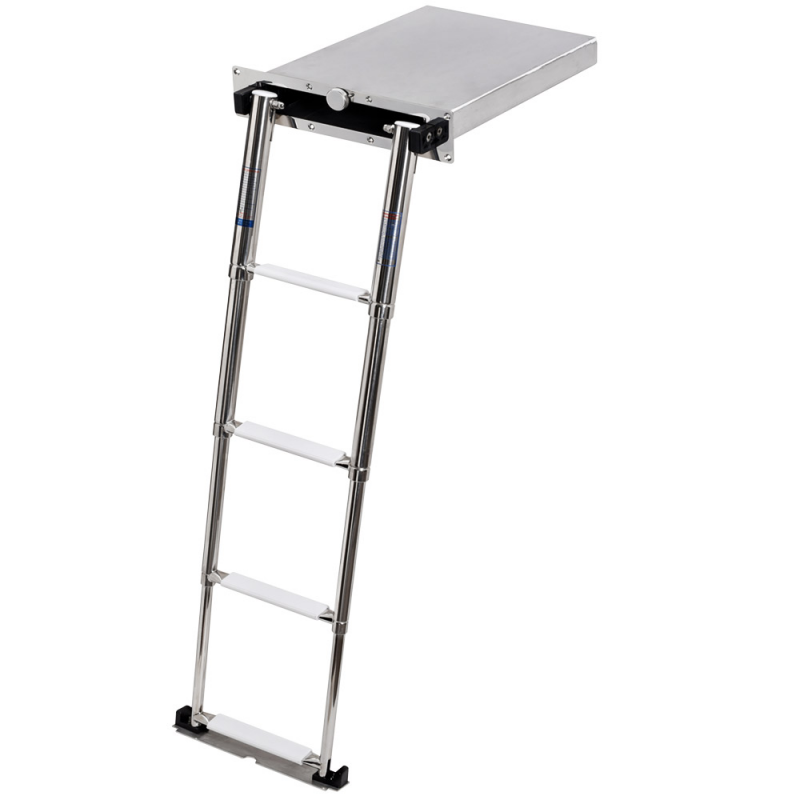SCALETTE TELESCOPICHE A SCOMPARSA IN ACCIAO INOX — SKU 3030393 — immagine 2