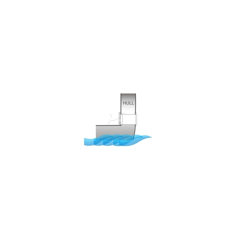 SCARICO OVALE NYLON-INOX - 1800200 - MARINE TOWN