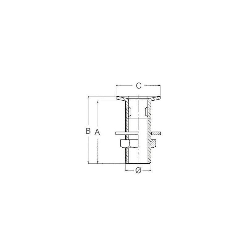 SCARICO POZZETTO IN OTTONE LUCIDO — SKU 1818221 — immagine 2