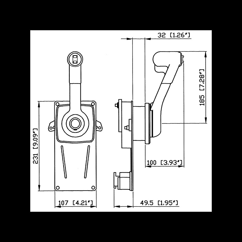 LEVA RICAMBIO PER B183 COMPLETA - 4242013L - ULTRAFLEX