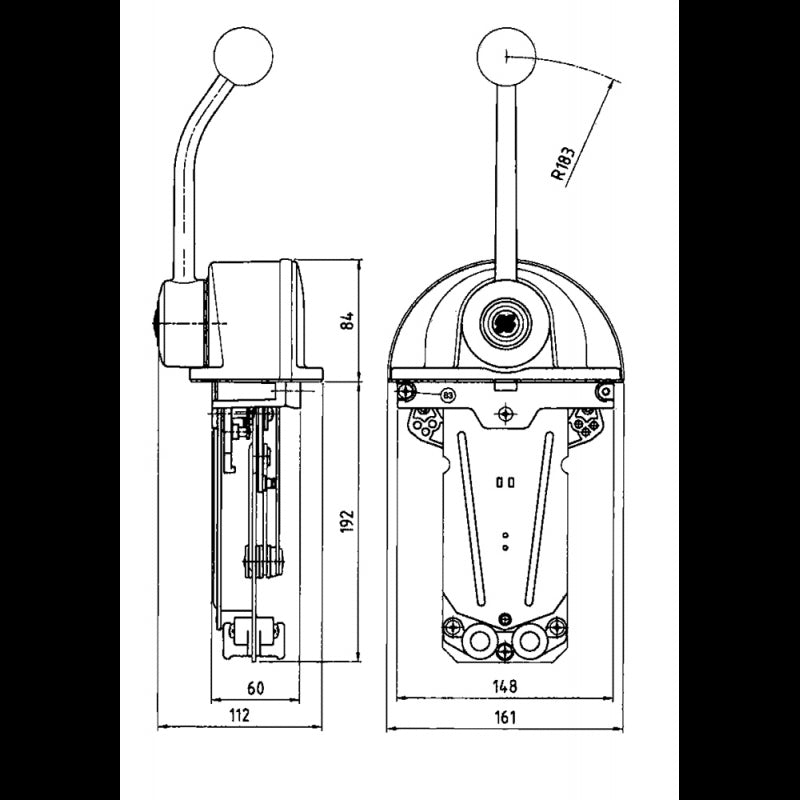 SCATOLA COMANDO B301 X 1 MOTORE - 4242037 - ULTRAFLEX