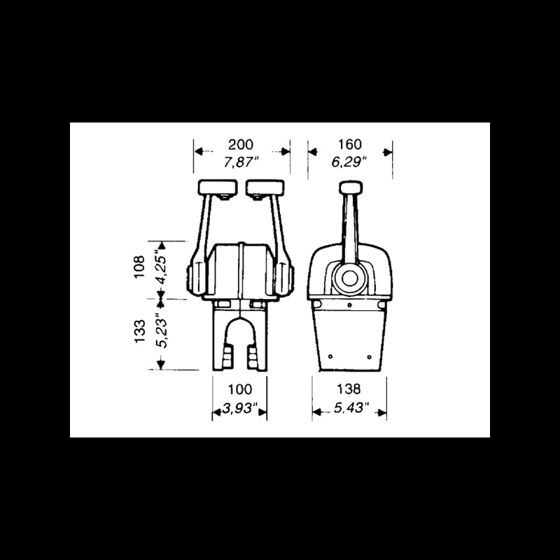 SCATOLA COMANDO B66 - 4242040 - ULTRAFLEX