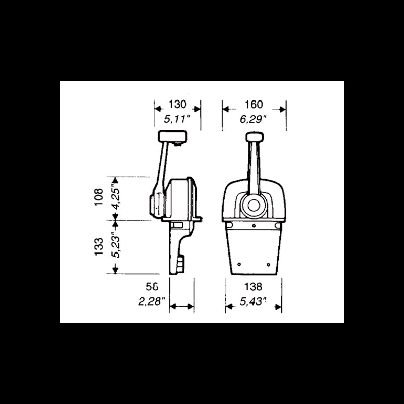 SCATOLA COMANDO B73 - 4242031 - ULTRAFLEX