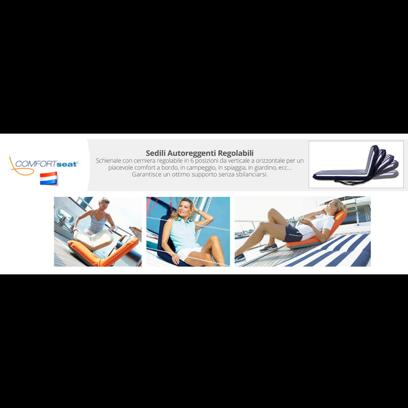 CLASSIC LARGE PLUS BIANCO-BLU - 6363050 - COMFORT SEAT