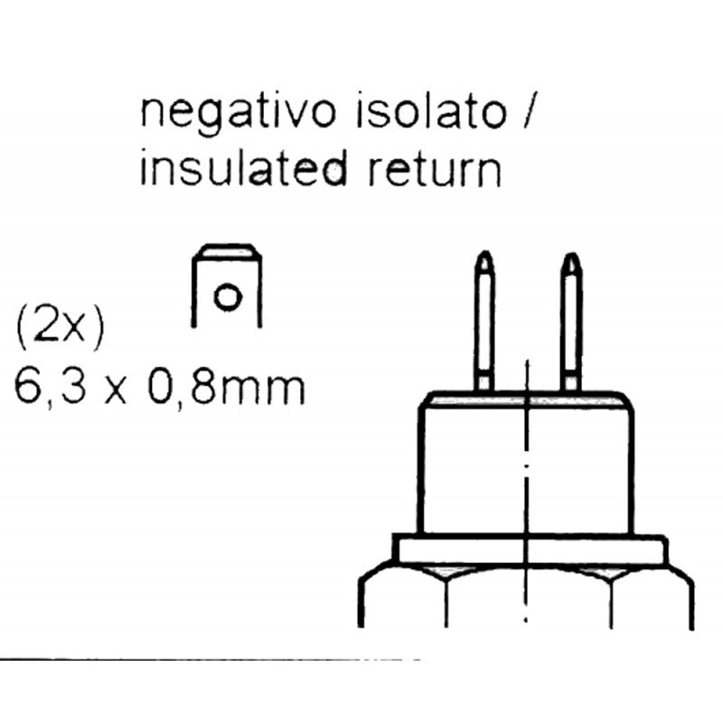 SENSORE TEMP. ACQUA G6 1/2 x14NPTF - 5454087 - FORNITURE NAUTICHE ITALIANE