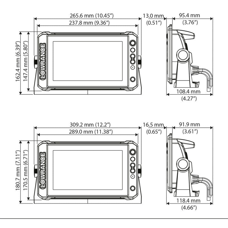 ELITE 9 FS  NO TRASD. - 5605308 - LOWRANCE