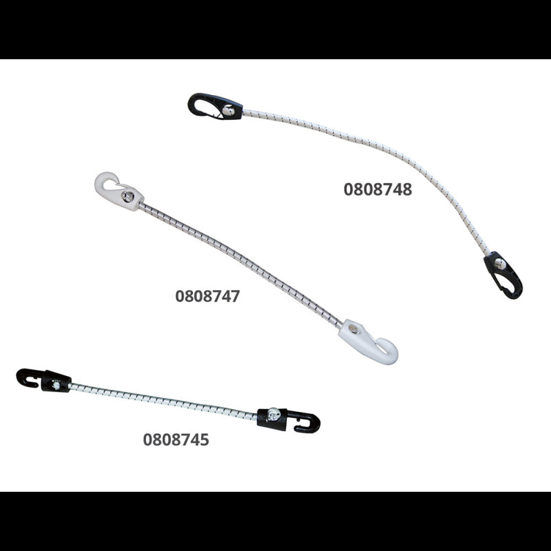 ELASTICO C/MOSCHETTONI CM.50 - 0808748 - FORNITURE NAUTICHE ITALIANE 20 pz