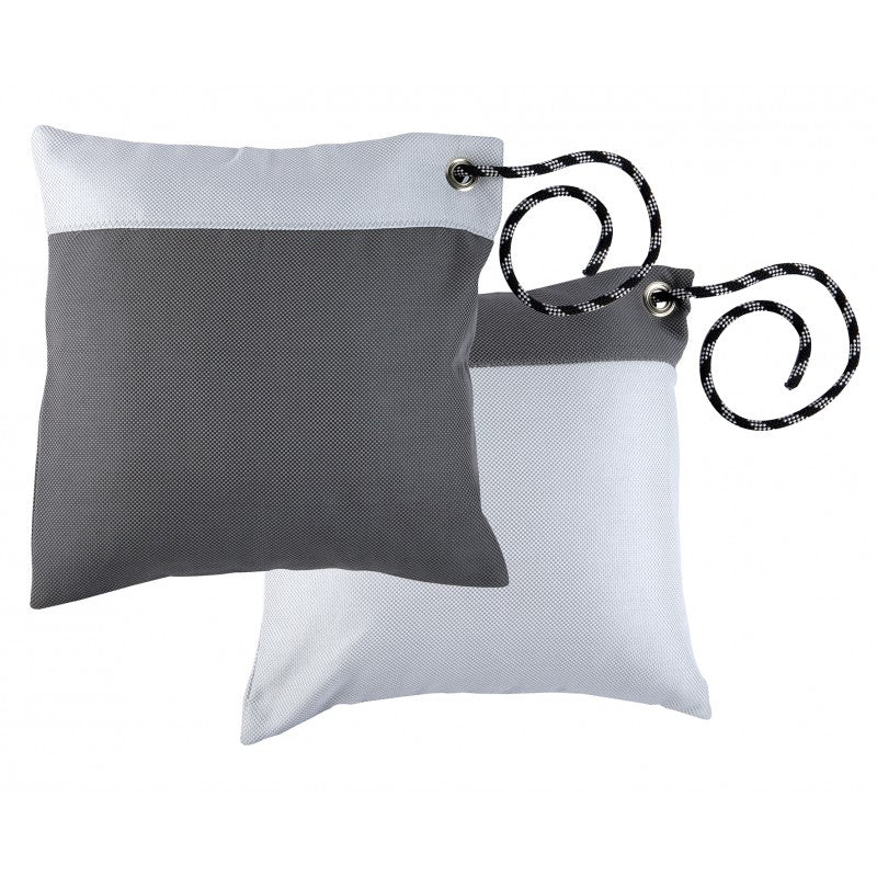 SET 2 CUSCINI GRIGIO/BIANCO - 2146522 - MARINE BUSINESS