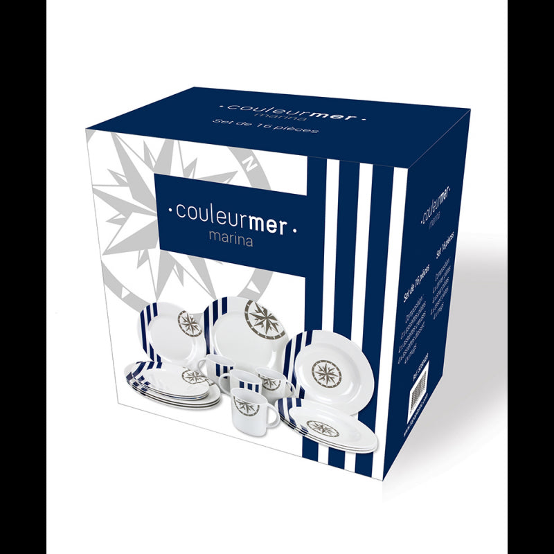 MARINA SET PER 4 PERSONE - P5280489 - PLASTIMO