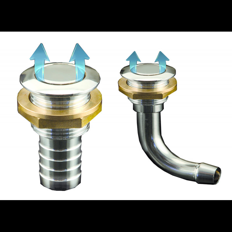 SFIATO INCASSO DRITTO PG. Ø MM.19 - 2320031 - FORNITURE NAUTICHE ITALIANE