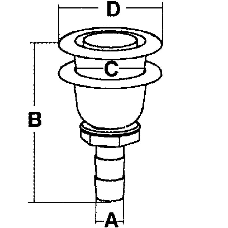 SFIATO CROMATO OVALE Ø MM.17/19 - 2323907 - CAN SB