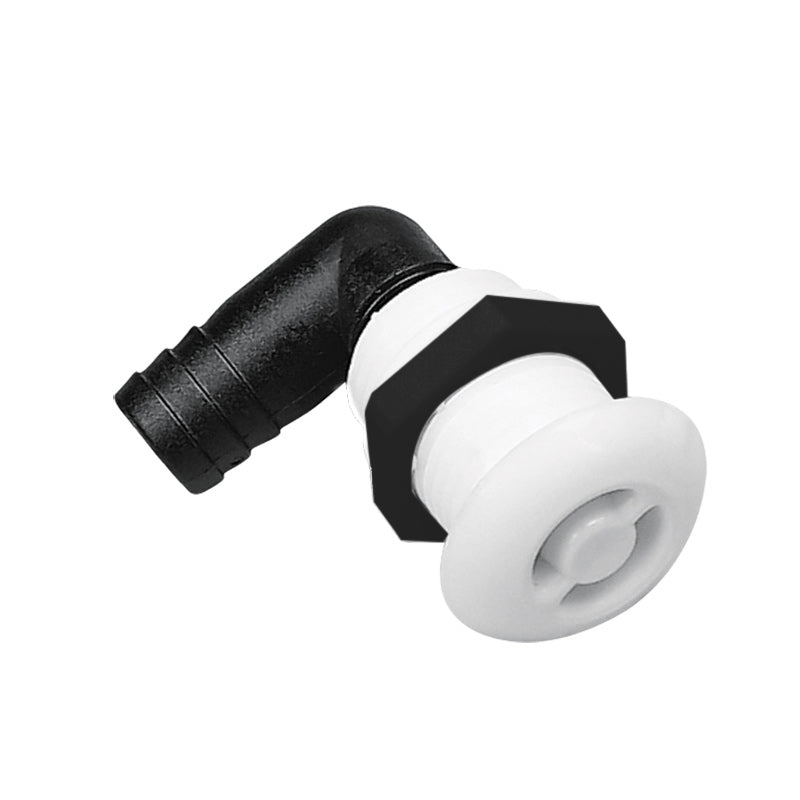 SFIATO NYLON BIANCO CURVO Ø MM.16 - 2323893 - NUOVA RADE