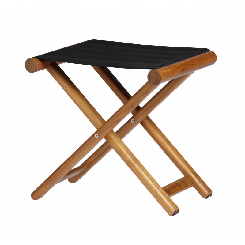 SGABELLO PIEGHEVOLE NERO - 2163001NG - MARINE BUSINESS