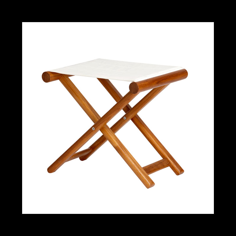SGABELLO PIEGHEVOLE ECRU - 2163001BG - MARINE BUSINESS