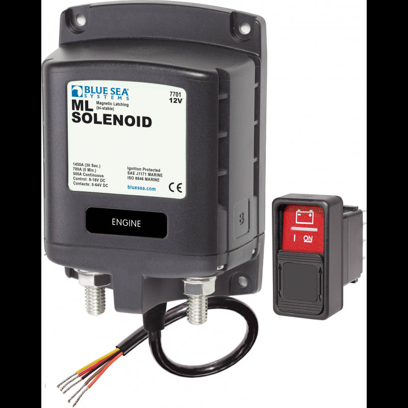 SOLENOIDE BISTABILE SERIE ML 12V - 4107701 - BLUE SEA