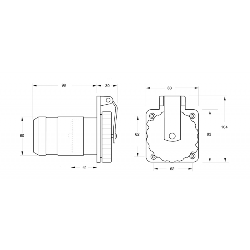 SPINA INOX 32 AMP. - 3939620 - MARINCO
