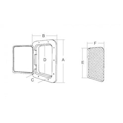 SPORTELLO MM. 280X375 "PESANTE" - 2525955 - CEREDI