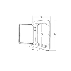 SPORTELLO MM.370X275 - 2525430 - CAN SB
