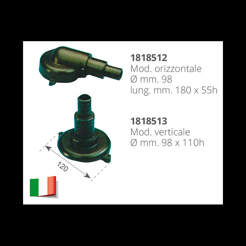 SUCCHIAROLA PVC VERTIC.Ø MM.25-40 - 1818513 - FERRARI GROUP
