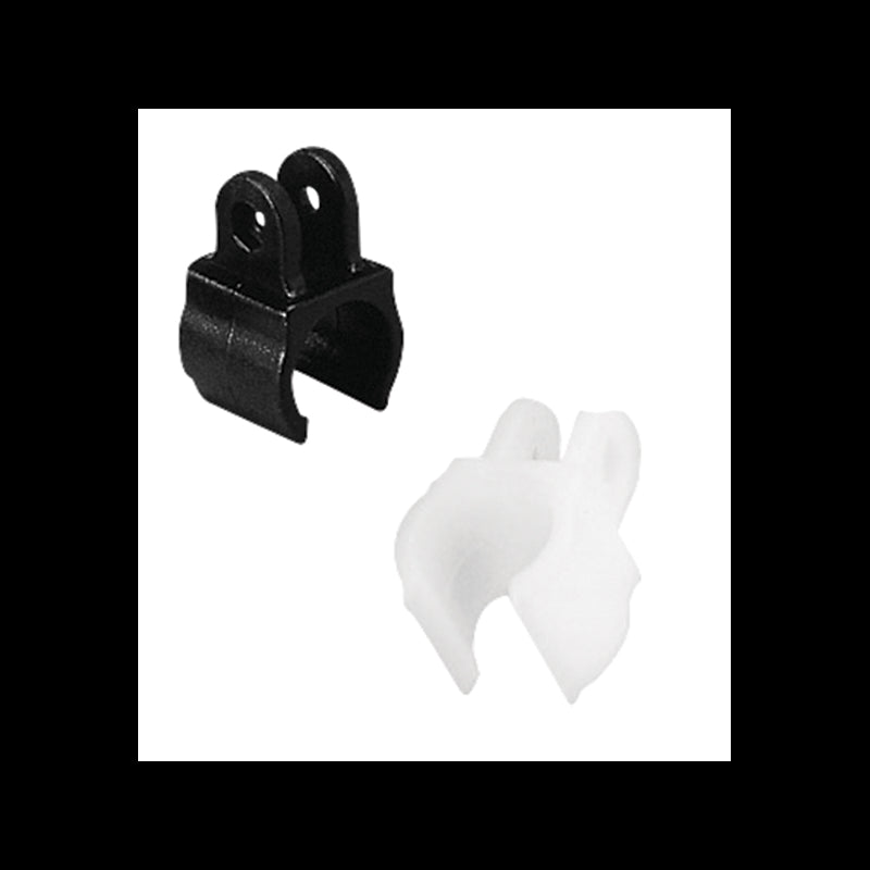 SUPPORTO A FORCELLA NERO PER TUBO - 6565337 - NUOVA RADE