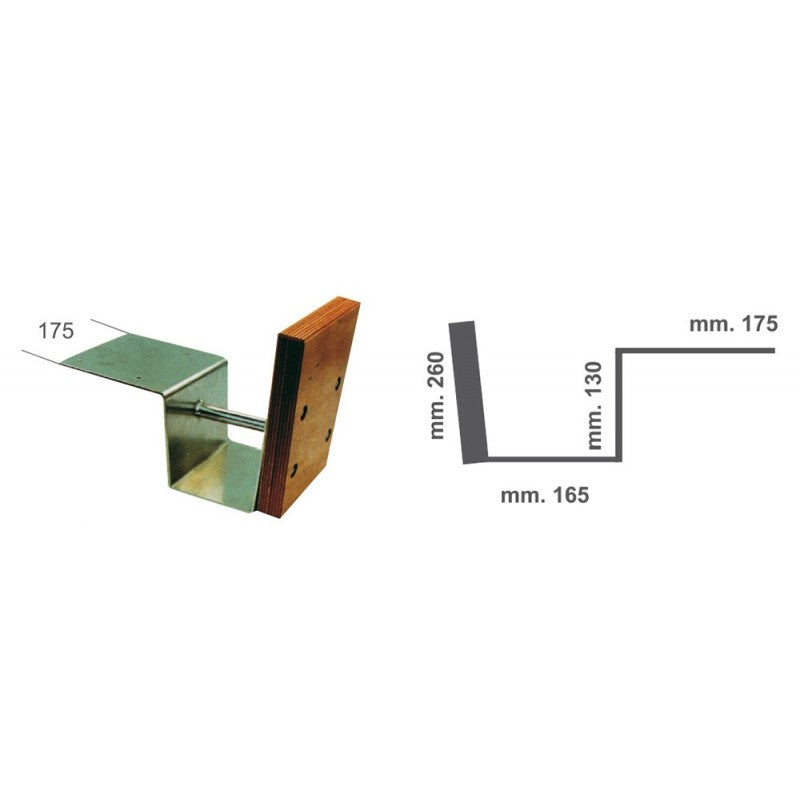 SUPPORTO MOTORE PER PLANCETTA - 3030452 - FORNITURE NAUTICHE ITALIANE