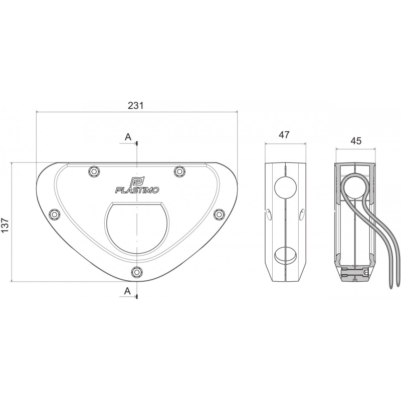 SUPPORTO PER MOTORE AUSILIARIO — SKU P61535 — immagine 3