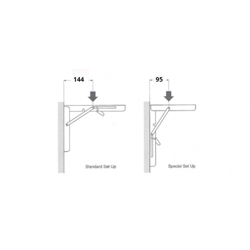 SUPPORTO PIEGHEVOLE INOX - 6363431 - MARINE TOWN