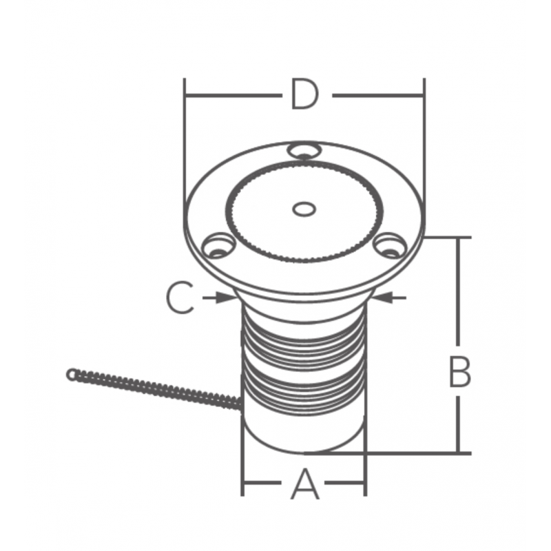 TAPPI DI IMBARCO INOX 38 MM — SKU 2310153 — immagine 1