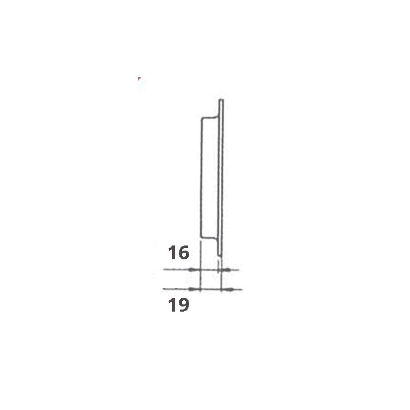TAPPO INOX 316 Ø MM.185 - 3333220 - FORNITURE NAUTICHE ITALIANE