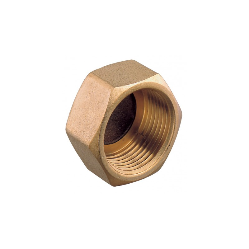 TAPPO A VITE FEMMINA IN OTTONE — SKU 1800020 — immagine 1