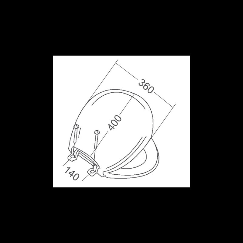 TAPPO IN PLASTICA PER WC - 2424827 - FORNITURE NAUTICHE ITALIANE