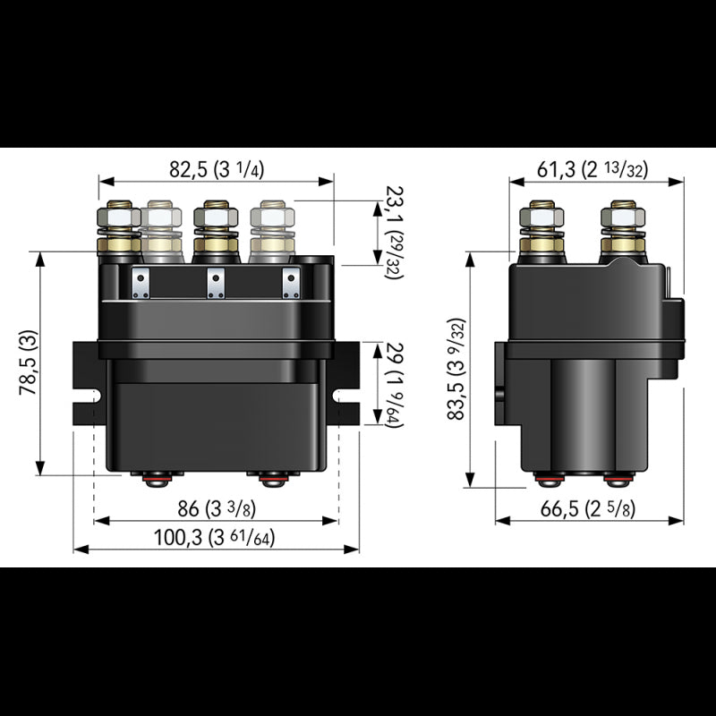 TELERUTTORE 4 TERMINALI 24V - 0307820 - QUICK