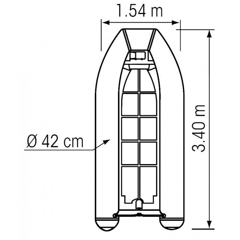TENDER YACHT SCAFO IN ALLUMINIO — SKU P66097 — immagine 3
