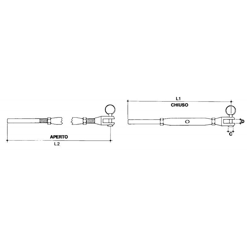 TENDITORE RAPIDO Ø MM.4 - 0600304 - MAVI MARE