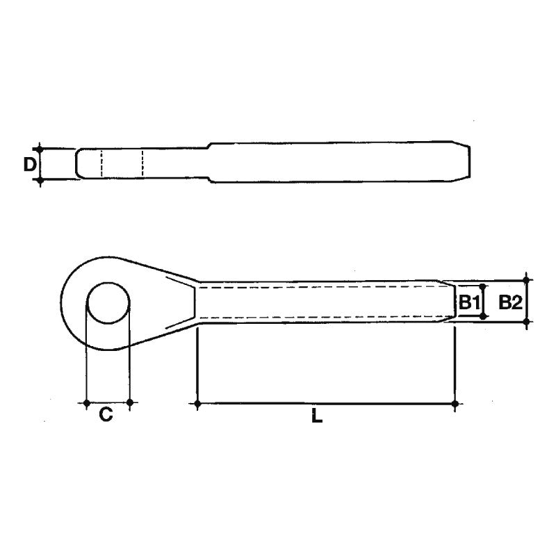 TERMINALE PRESSARE AD OCCHIO Ø MM.6 - 0606436 - MAVI MARE