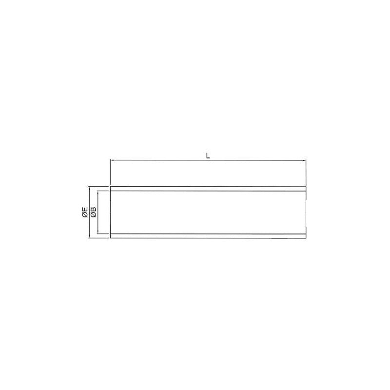TUBO IN VTR PER ASSE Ø MM.45 - 2728745 - FORNITURE NAUTICHE ITALIANE