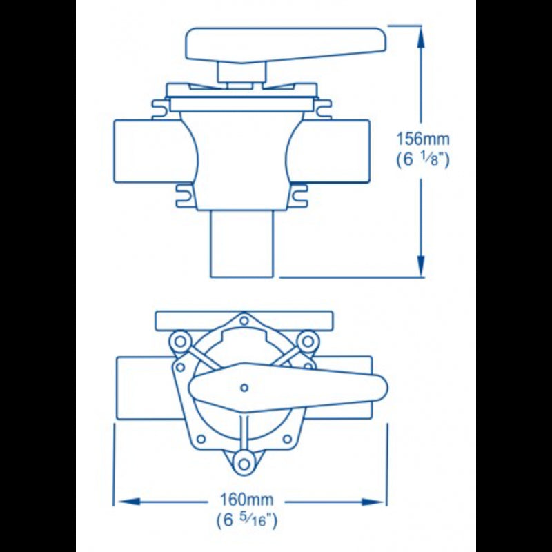 VALVOLA DEVIATRICE 1 1/2" - 1603090 - WHALE