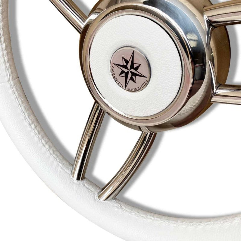 RUOTA TIMONE T26 BIANCO Ø MM.350 - 4345449 - SAVORETTI