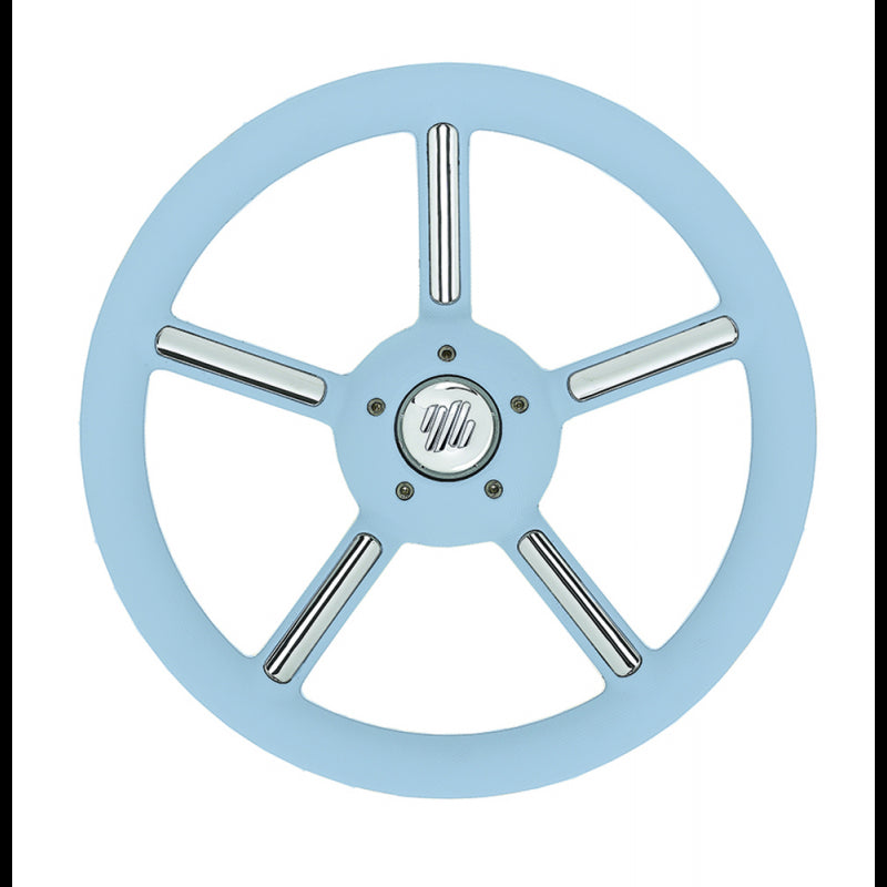 RUOTA TIMONE V56 CELESTE Ø MM.350 - 4345842 - ULTRAFLEX