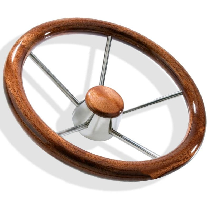 RUOTA TIMONE TEAK Ø MM.350 - 4345135 - SAVORETTI