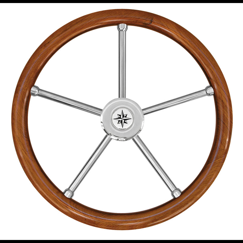 RUOTA TIMONE TEAK Ø MM.500 - 4345264 - SAVORETTI