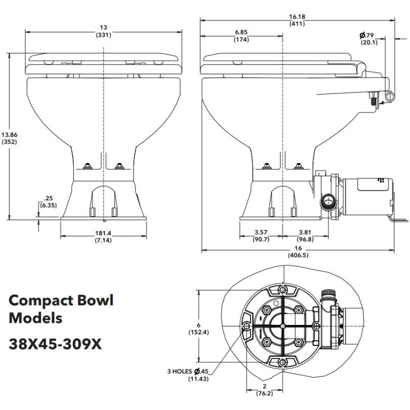 WC QUIET FLUSH E2 COMPACT — SKU Z38245-3092 — immagine 2